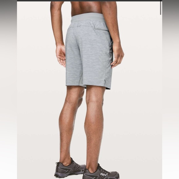 Lululemon T.H.E Short 9” Linerless Shorts In Heather Allover Sea Salt Light Cast - Picture 4 of 10